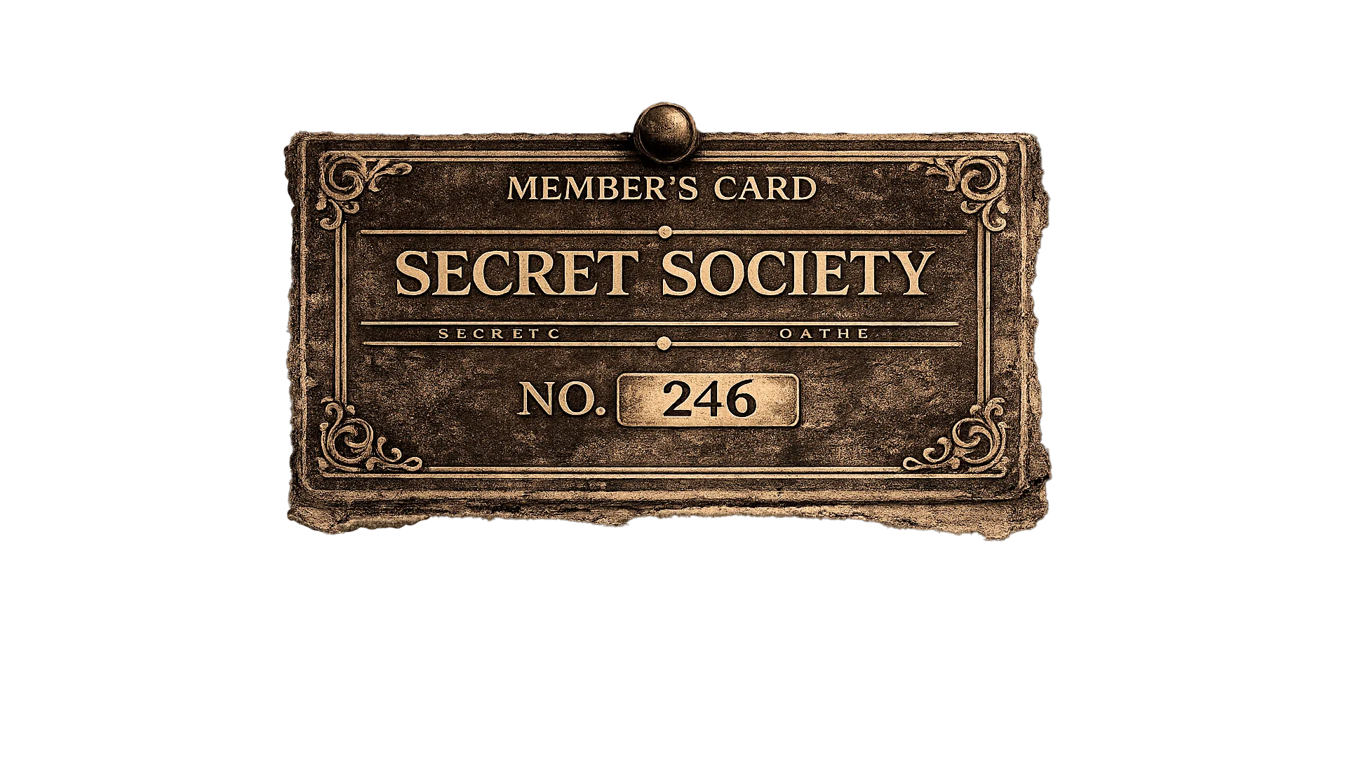 Secret Society gift card
